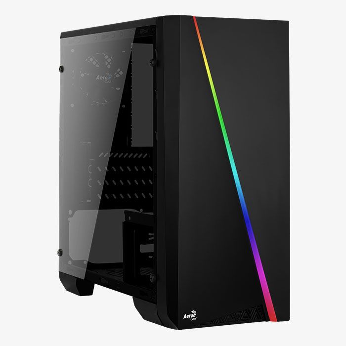 Ház Aerocool Cylon Mini RGB Tempered Glass Black Ház Aerocool Cylon Mini RGB Tempered Glass Black