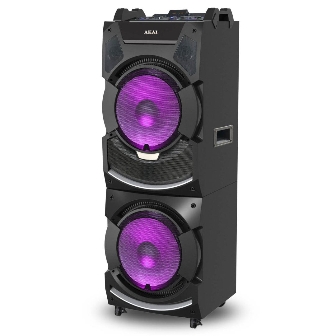 Hangszóró Akai 2.0 Bluetooth Speaker 400W Black Hangszóró Akai 2.0 Bluetooth Speaker 400W Black