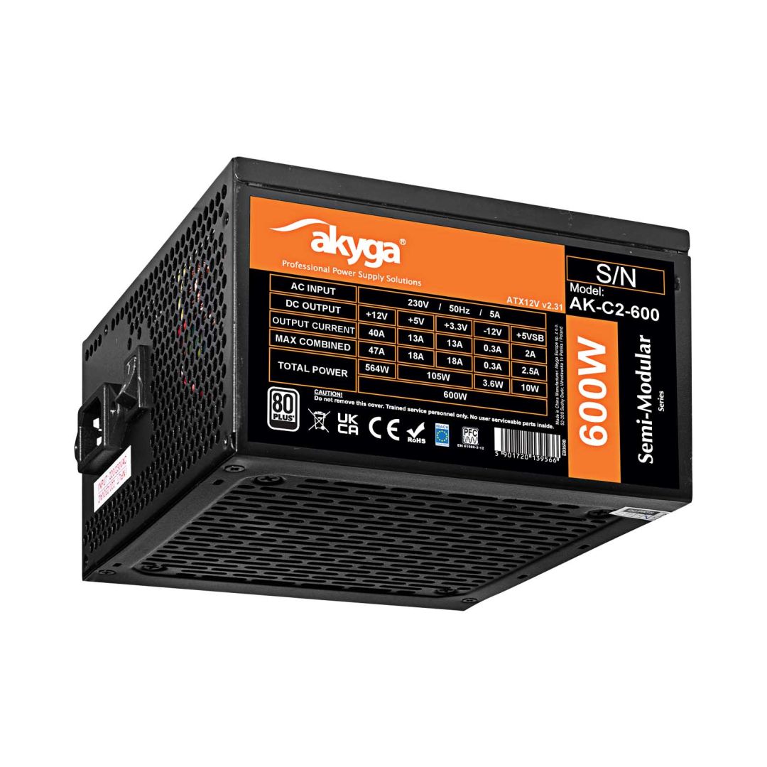 Akyga 600W 80+ AK-C2-600 Akyga 600W 80+ AK-C2-600