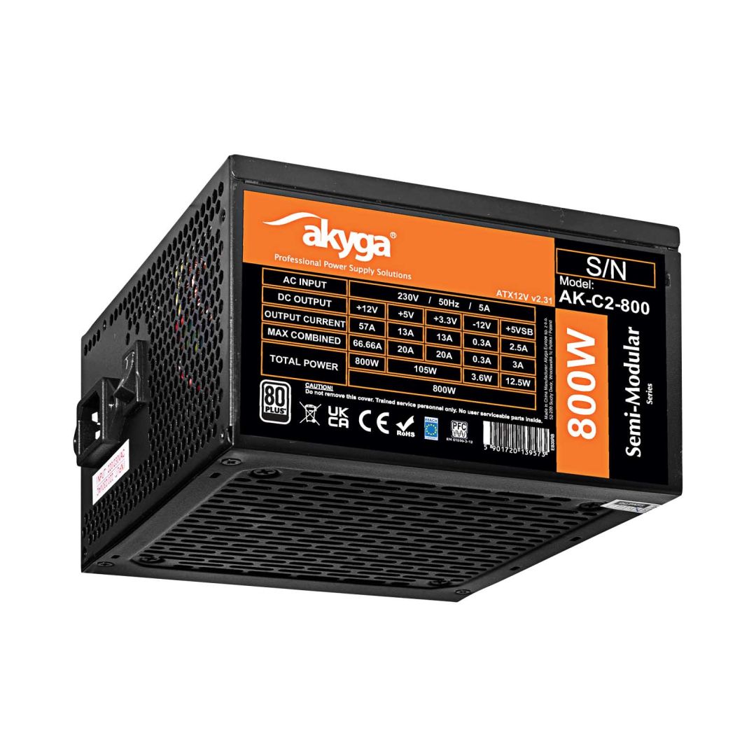 Akyga 800W 80+ AK-C2-800 Akyga 800W 80+ AK-C2-800