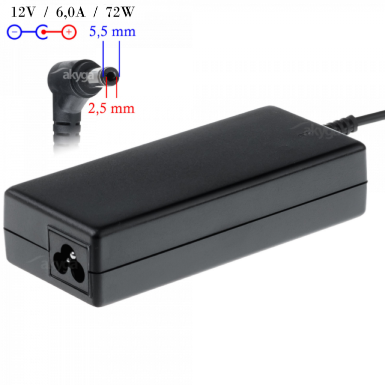 Notebook kiegészítő Akyga AK-ND-28 Adapter Acer 12V/6,0A 72W Notebook kiegészítő Akyga AK-ND-28 Adapter Acer 12V/6,0A 72W
