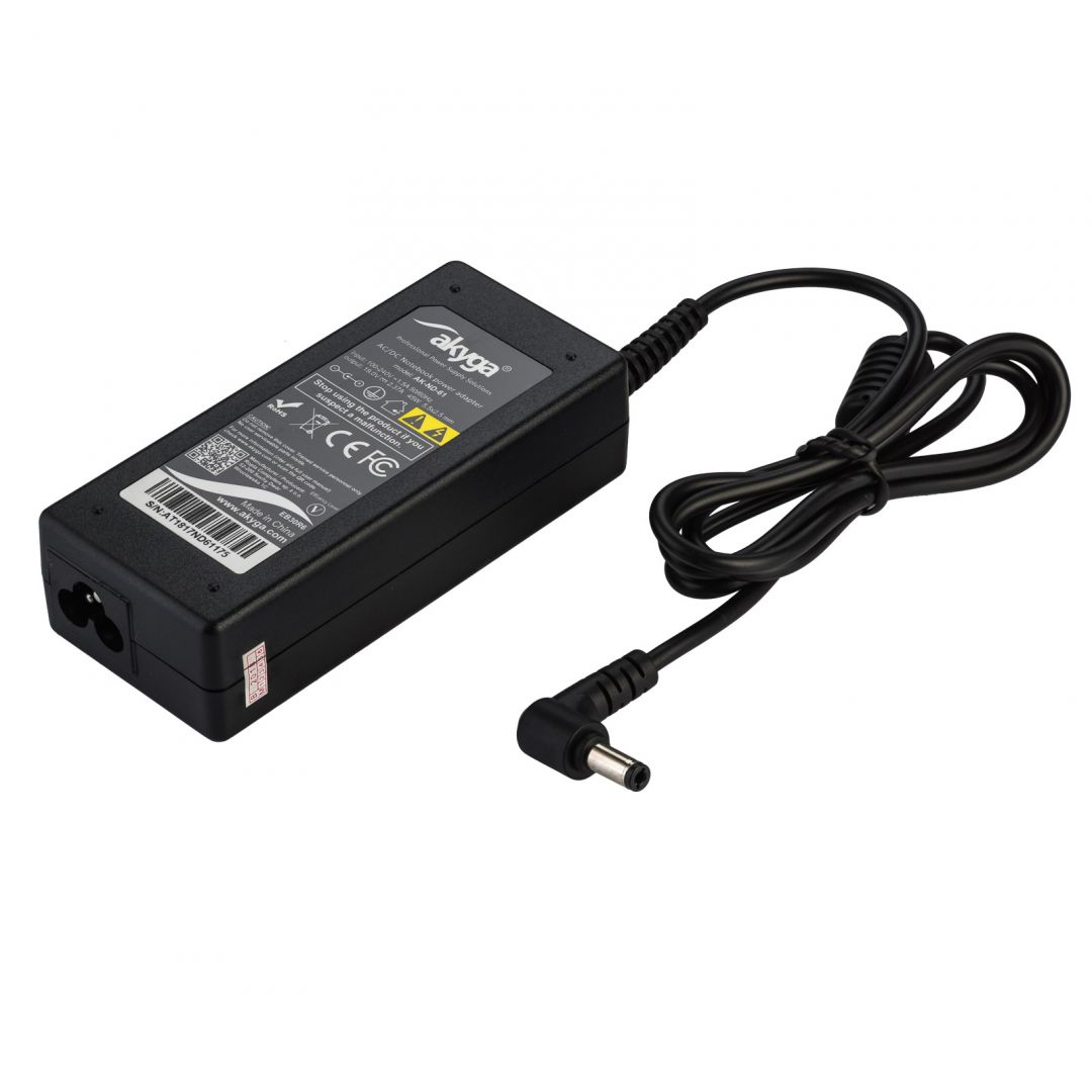 Notebook kiegészítő Akyga AK-ND-61 Adapter Asus/Toshiba/Lenovo 19V/2.37A 45W Notebook kiegészítő Akyga AK-ND-61 Adapter Asus/Toshiba/Lenovo 19V/2.37A 45W