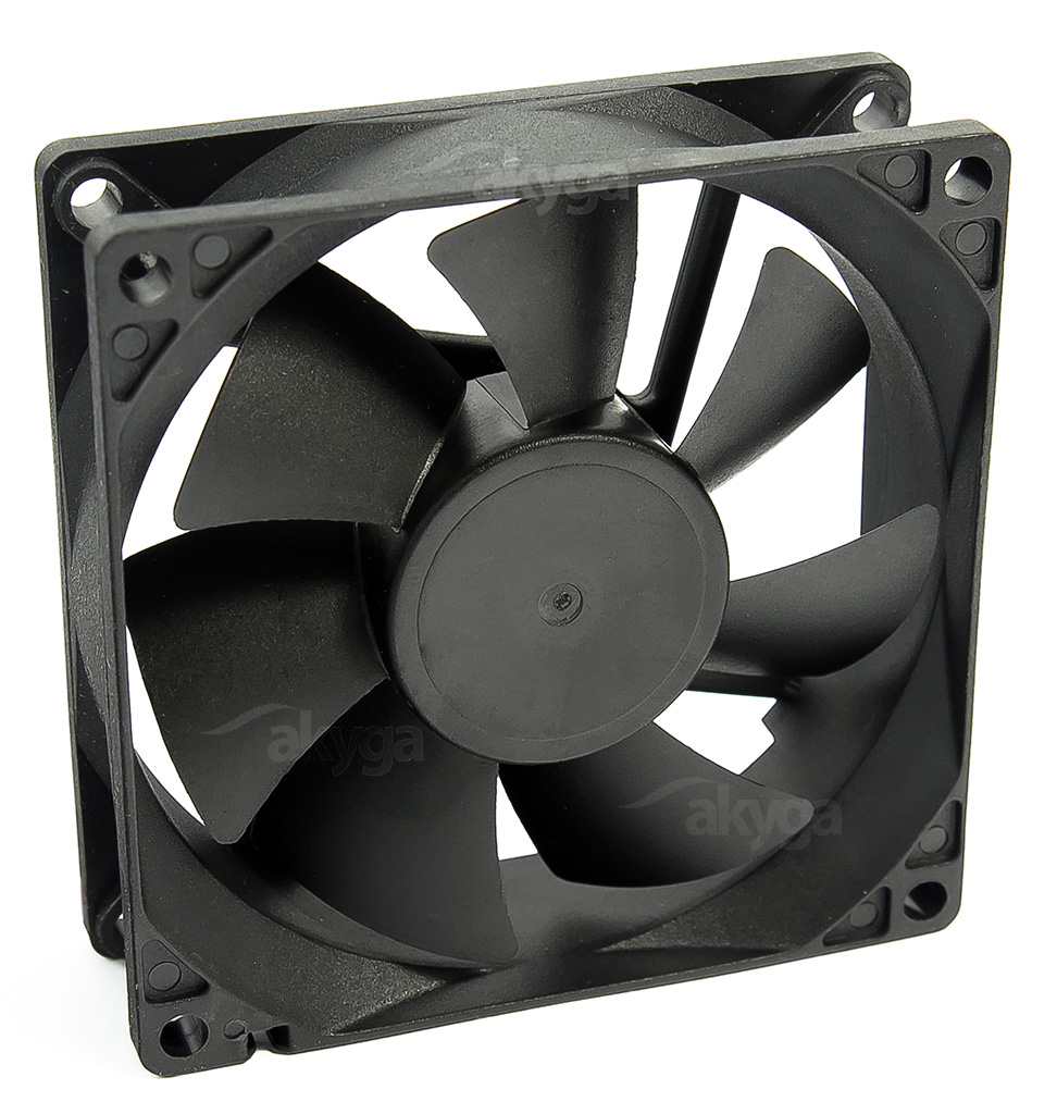 Ventilátorok, Hűtők, Előlapi panelek Akyga AW-8A-BK System Fan 8cm Black OEM Ventilátorok, Hűtők, Előlapi panelek Akyga AW-8A-BK System Fan 8cm Black OEM