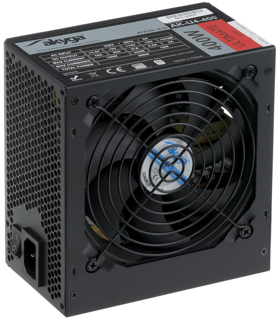 Tápegység Akyga 400W 80+ Bronze ATX AK-U4-400 Tápegység Akyga 400W 80+ Bronze ATX AK-U4-400