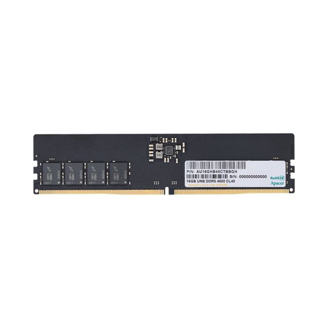 Memória Apacer 16GB DDR5 4800MHz Extreme Performance Memória Apacer 16GB DDR5 4800MHz Extreme Performance