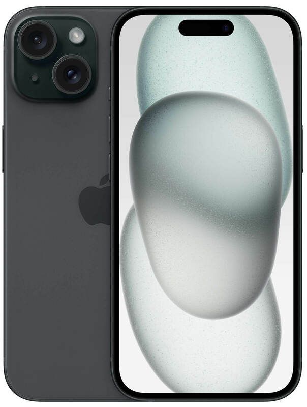 Mobiltelefon Apple iPhone 15 128GB Black