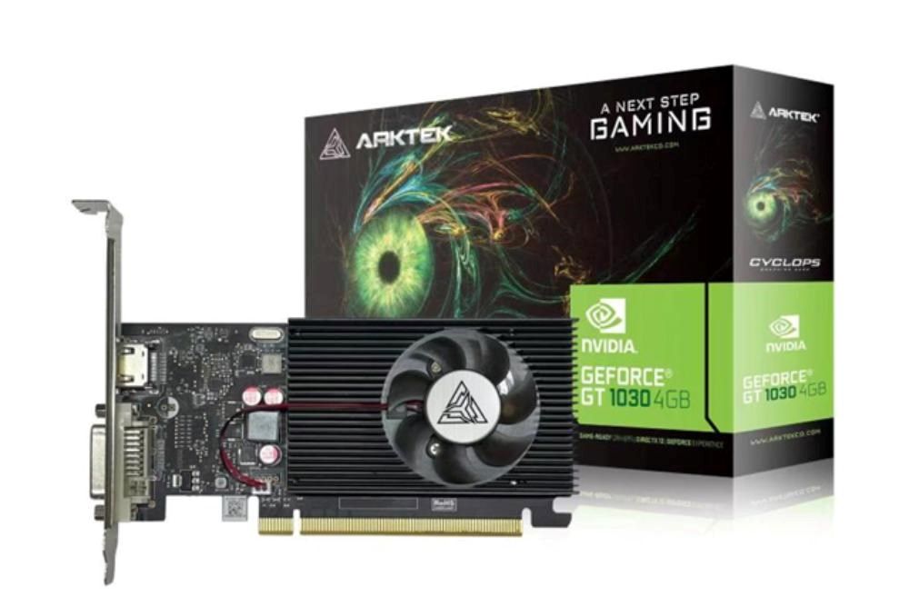 Videókártya Arktek GeForce GT 1030 4GB DDR4 Videókártya Arktek GeForce GT 1030 4GB DDR4