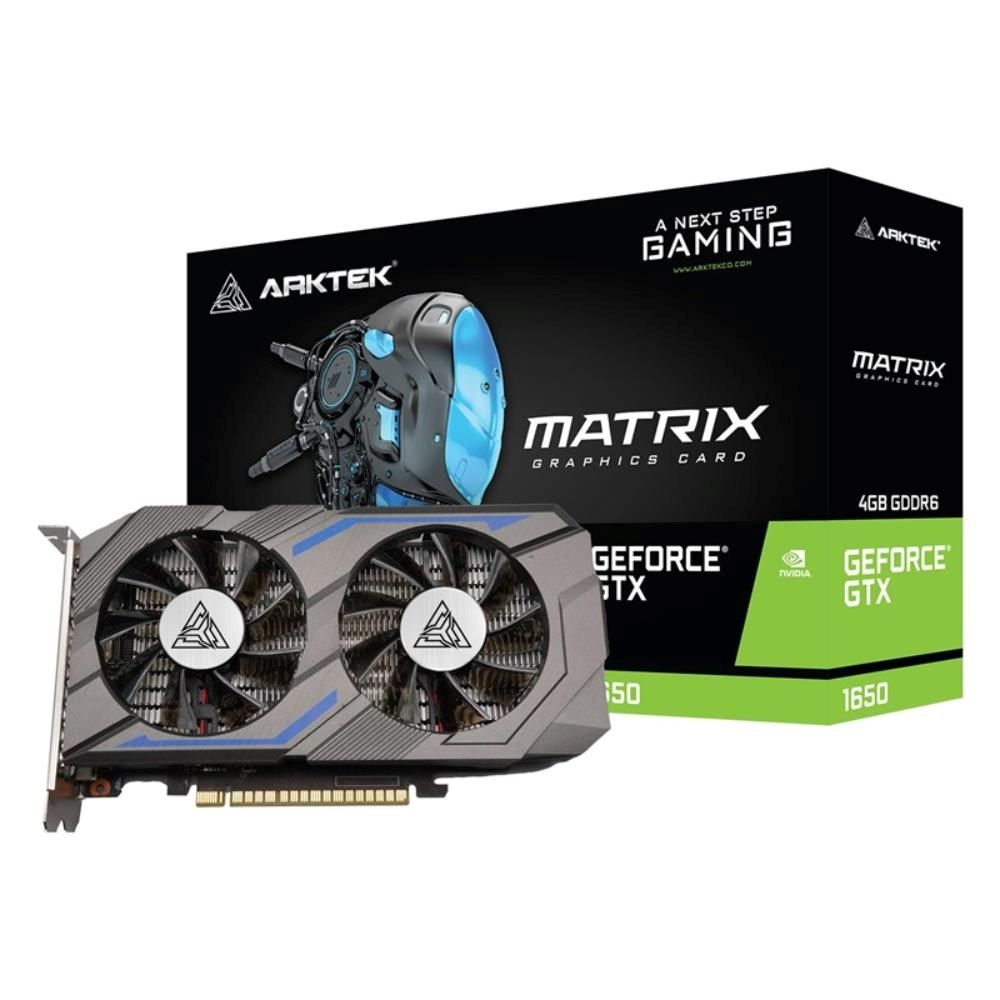 Videókártya Arktek GeForce GTX 1650 4GB DDR6 Matrix Videókártya Arktek GeForce GTX 1650 4GB DDR6 Matrix