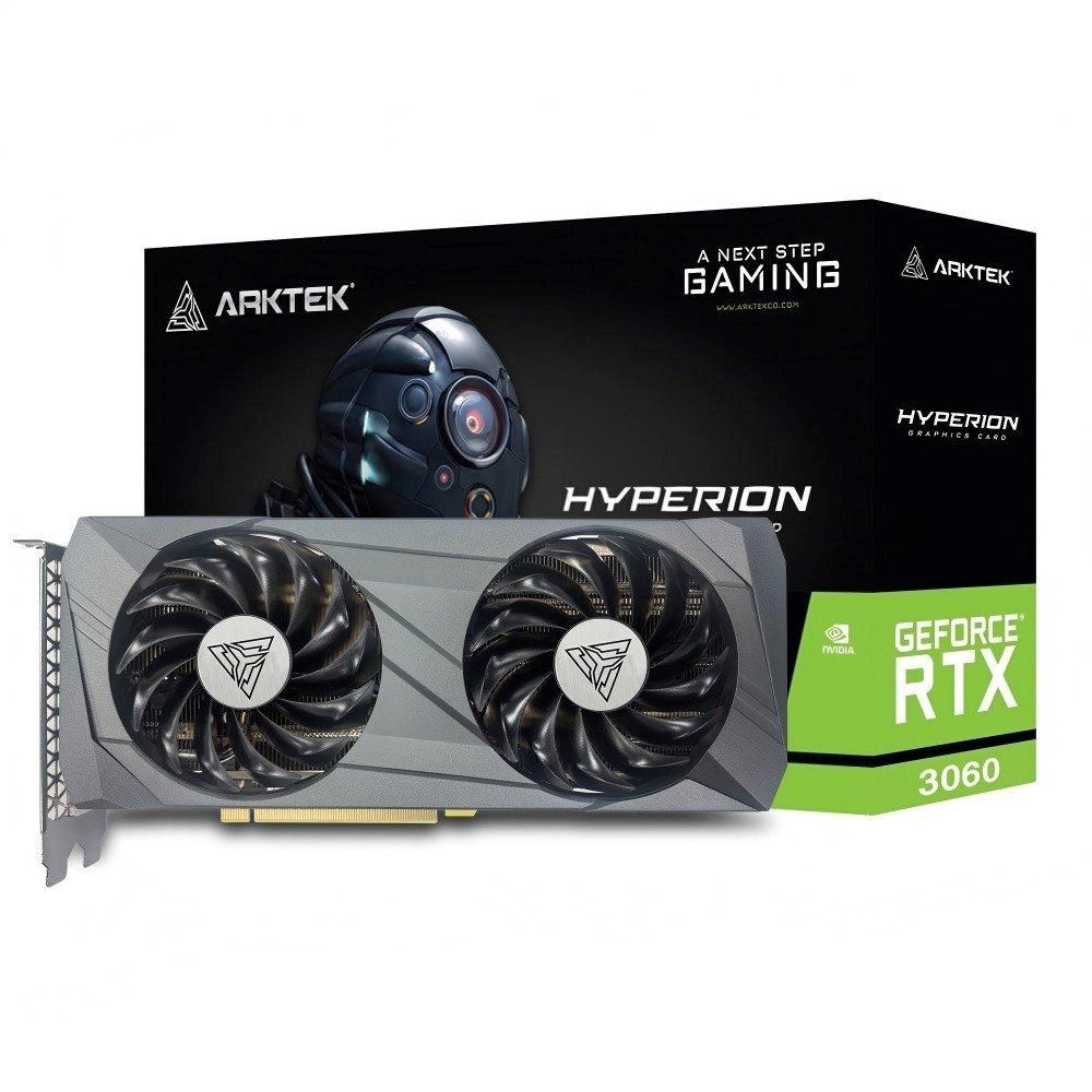 Videókártya Arktek GeForce RTX3060 12GB DDR6 V4 Hyperion Videókártya Arktek GeForce RTX3060 12GB DDR6 V4 Hyperion