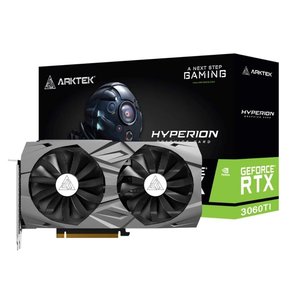 Videókártya Arktek GeForce RTX3060 Ti 8GB DDR6 Hyperion