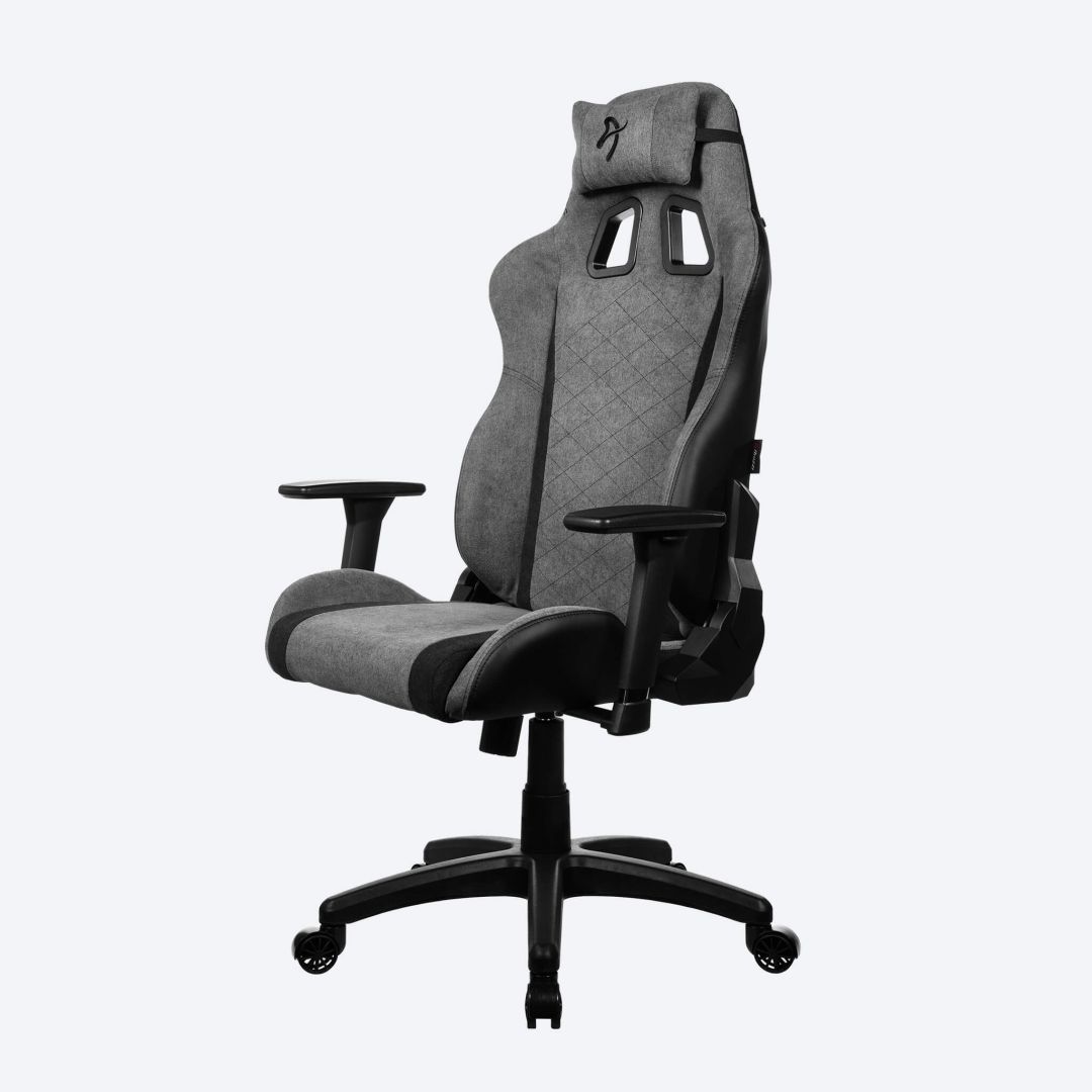 Arozzi Avanti Soft Fabric Gaming Chair Ash Arozzi Avanti Soft Fabric Gaming Chair Ash