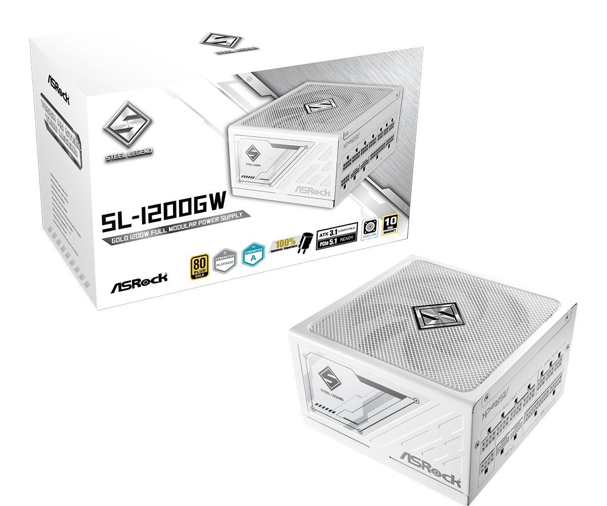 ASRock 1200W 80+ Gold Steel Legend SL-1200GW