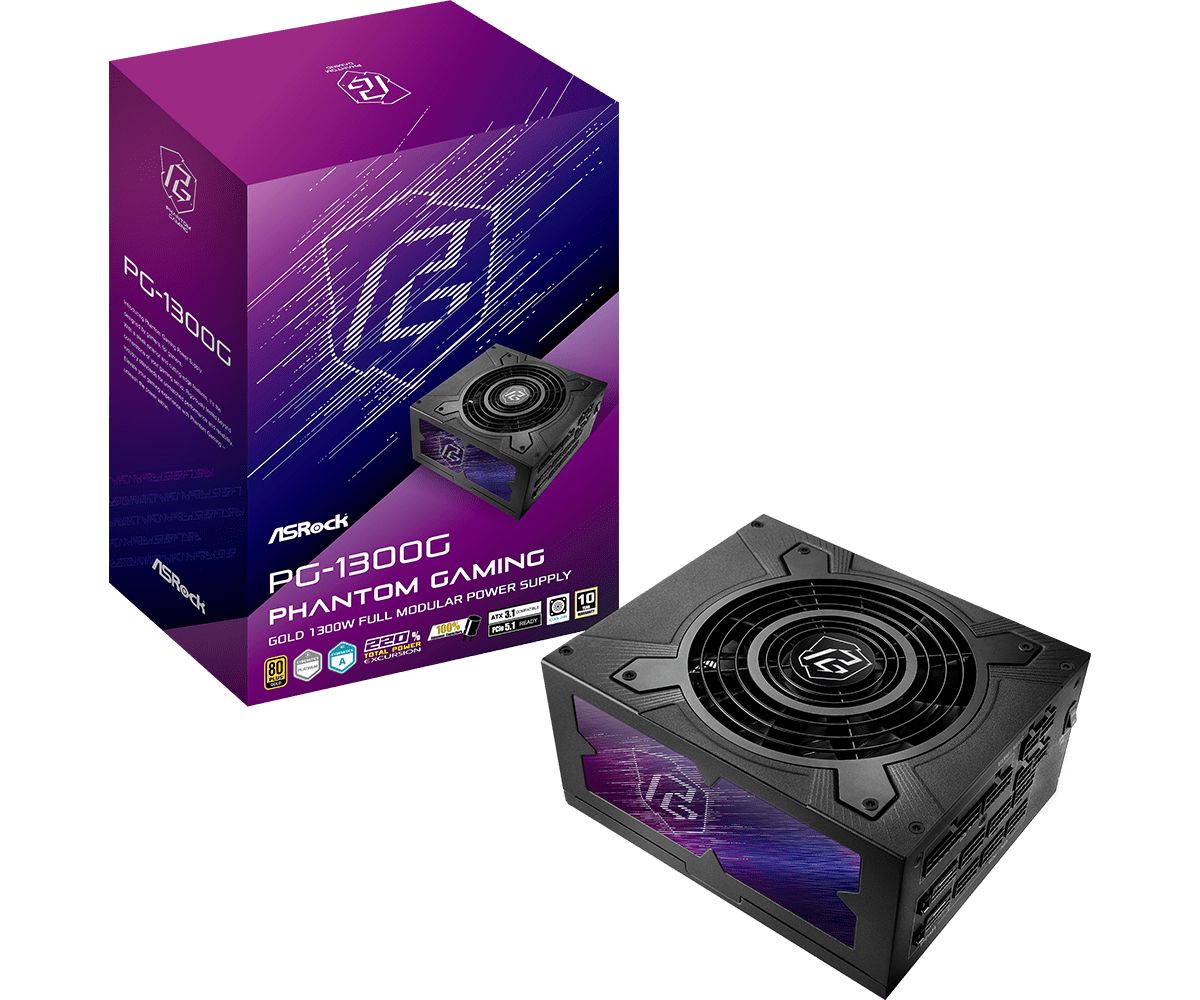 ASRock 1300W 80+ Gold Phantom Gaming PG-1300G ASRock 1300W 80+ Gold Phantom Gaming PG-1300G