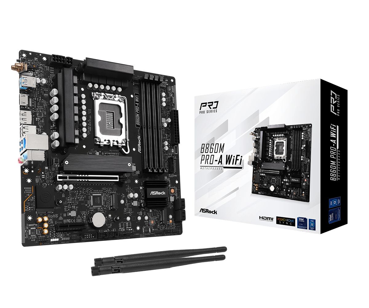 Alaplap ASRock B860M PRO-A WIFI Alaplap ASRock B860M PRO-A WIFI