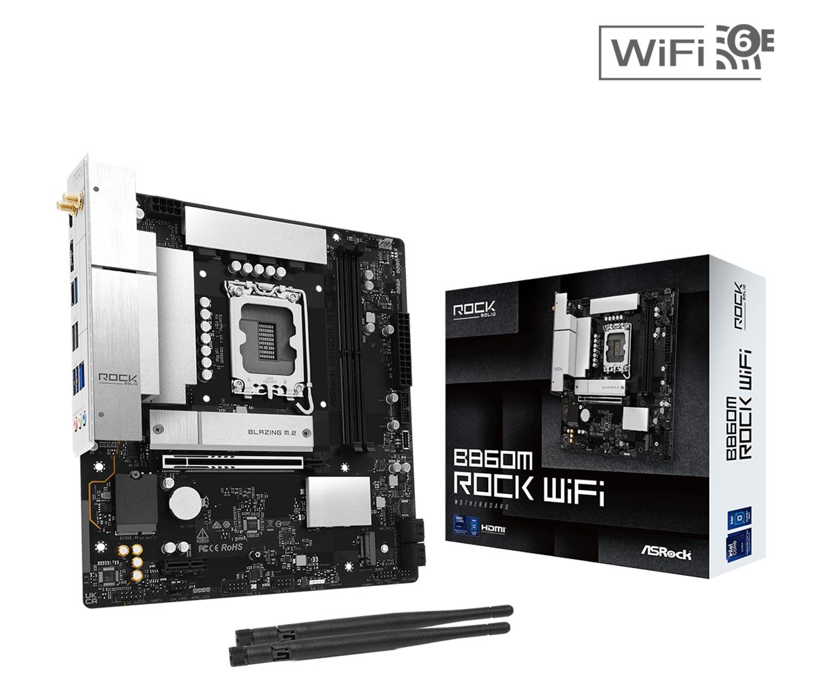 Alaplap ASRock B860M ROCK WIFI Alaplap ASRock B860M ROCK WIFI