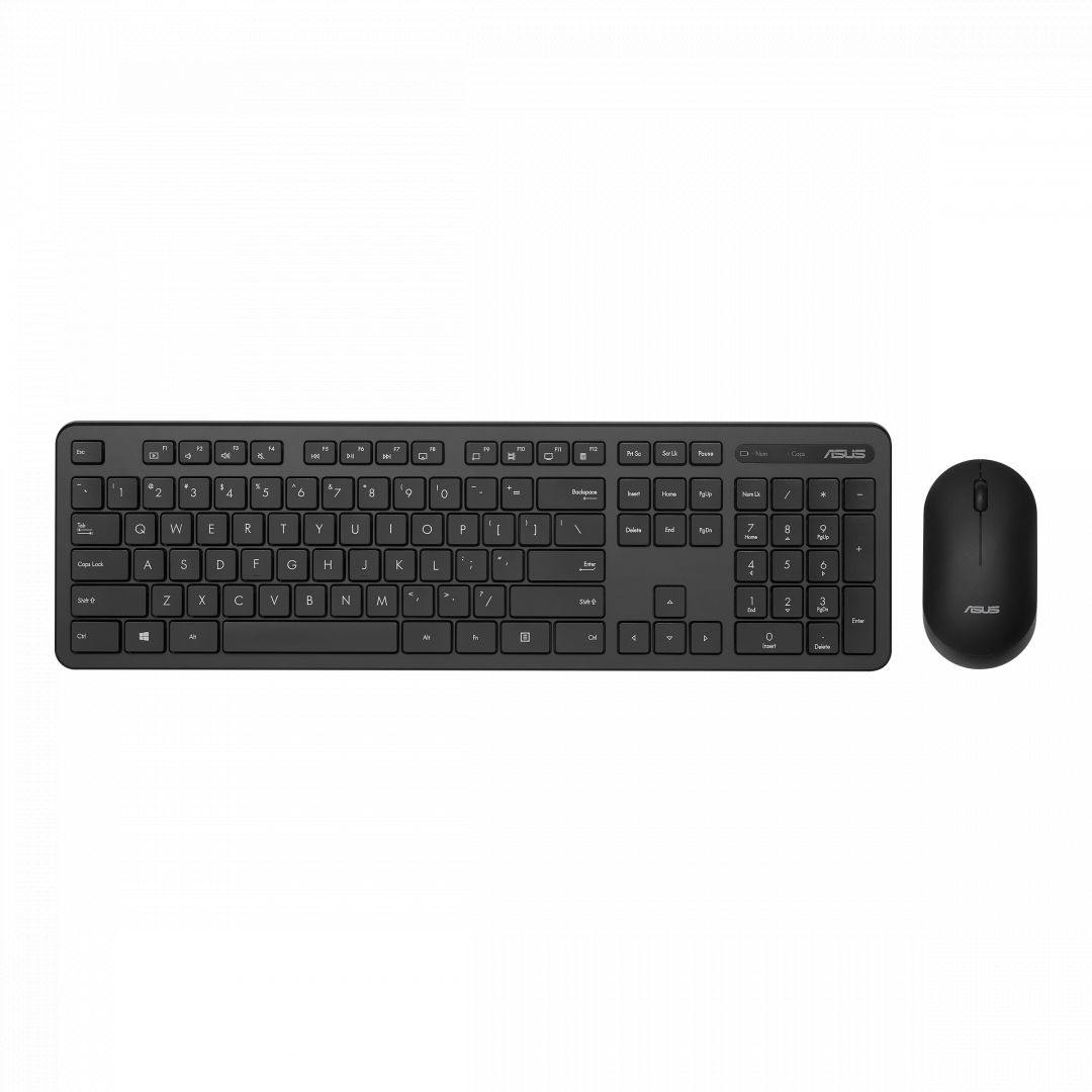 Billentyűzet Asus CW100 Wireless Keyboard + Mouse Black HU Billentyűzet Asus CW100 Wireless Keyboard + Mouse Black HU