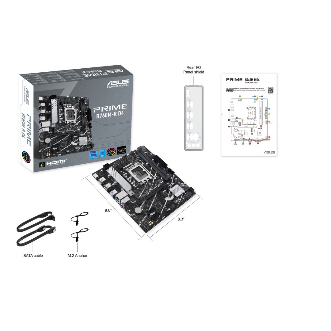 Alaplap Asus PRIME B760M-R D4 Alaplap Asus PRIME B760M-R D4