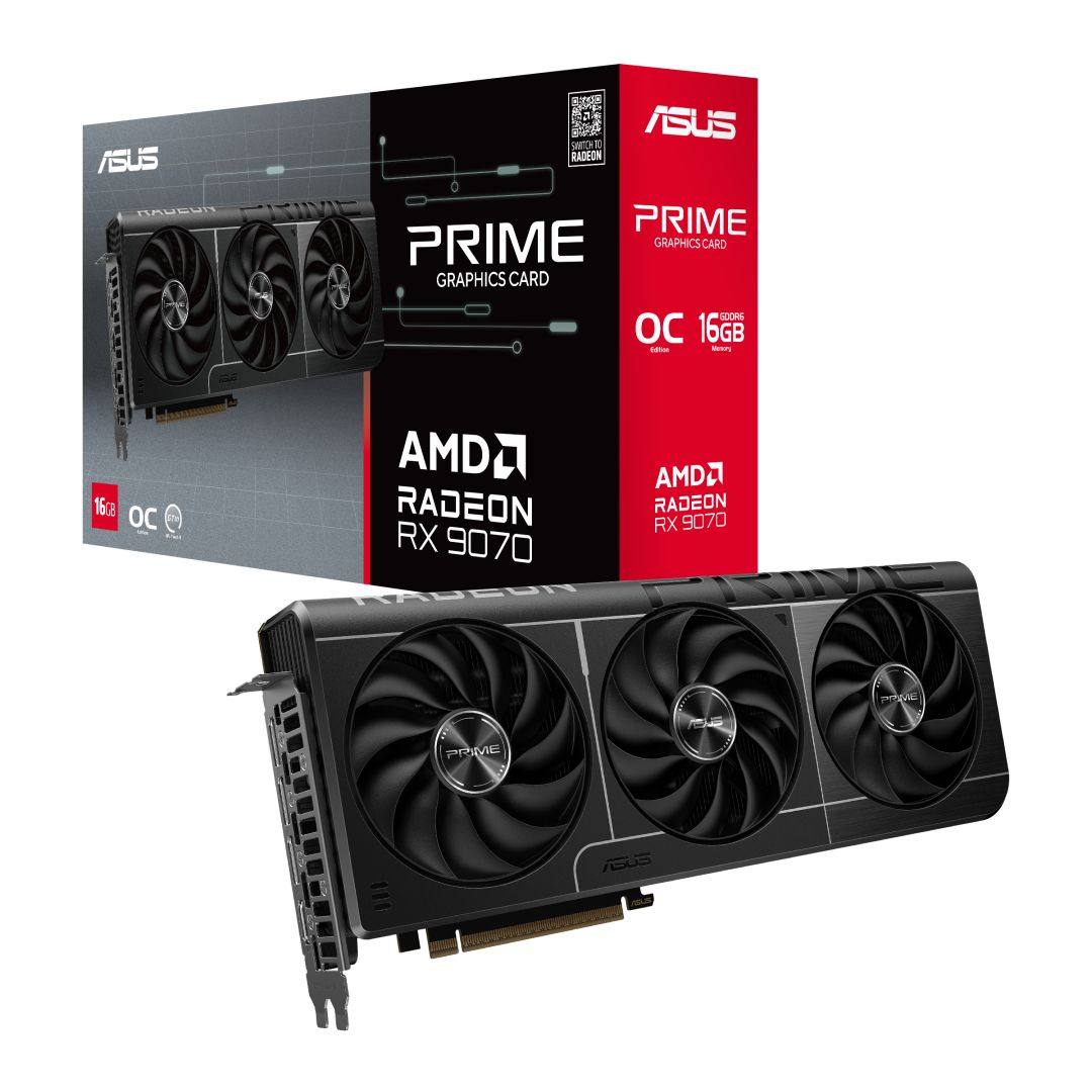 Videókártya Asus PRIME-RX9070-O16G Videókártya Asus PRIME-RX9070-O16G