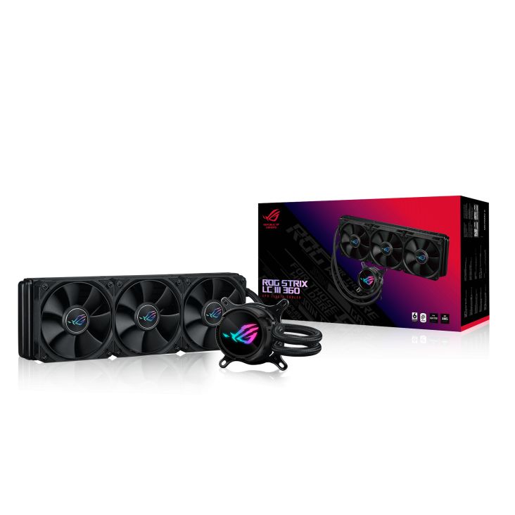 Ventilátorok, Hűtők, Előlapi panelek Asus ROG Strix LC III 360 Ventilátorok, Hűtők, Előlapi panelek Asus ROG Strix LC III 360