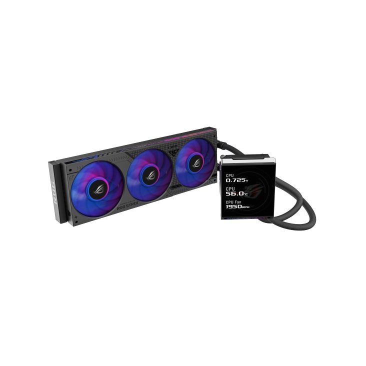 Ventilátorok, Hűtők, Előlapi panelek Asus ROG Strix LC IV 360 ARGB LCD Ventilátorok, Hűtők, Előlapi panelek Asus ROG Strix LC IV 360 ARGB LCD