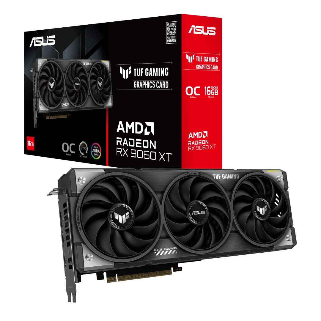 Videókártya Asus TUF-RX9060XT-O16G-GAMING