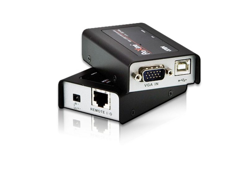 Hálózati eszközök ATEN Console mini extender USB+VGA Cat5e kábelen 100 Hálózati eszközök ATEN Console mini extender USB+VGA Cat5e kábelen 100