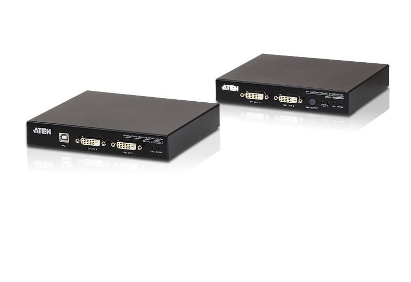 Hálózati eszközök ATEN USB DVI Dual View HDBaseT 2.0 KVM Extender (1920 x 1200 @100 m) Hálózati eszközök ATEN USB DVI Dual View HDBaseT 2.0 KVM Extender (1920 x 1200 @100 m)