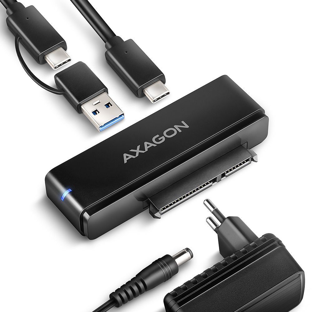 Mobilrack / Beépítő keret AXAGON ADSA-FPX USB-C 10Gbps Fast Port X adapter for 2,5