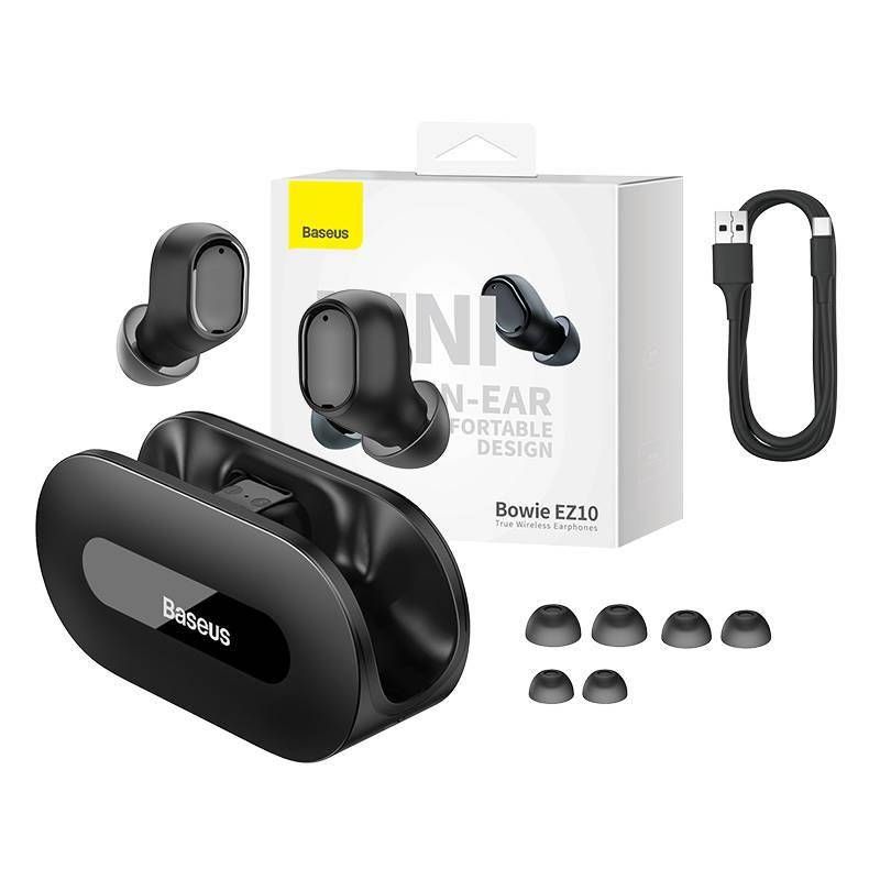 Baseus Bowie EZ10 Bluetooth Headset Black Baseus Bowie EZ10 Bluetooth Headset Black