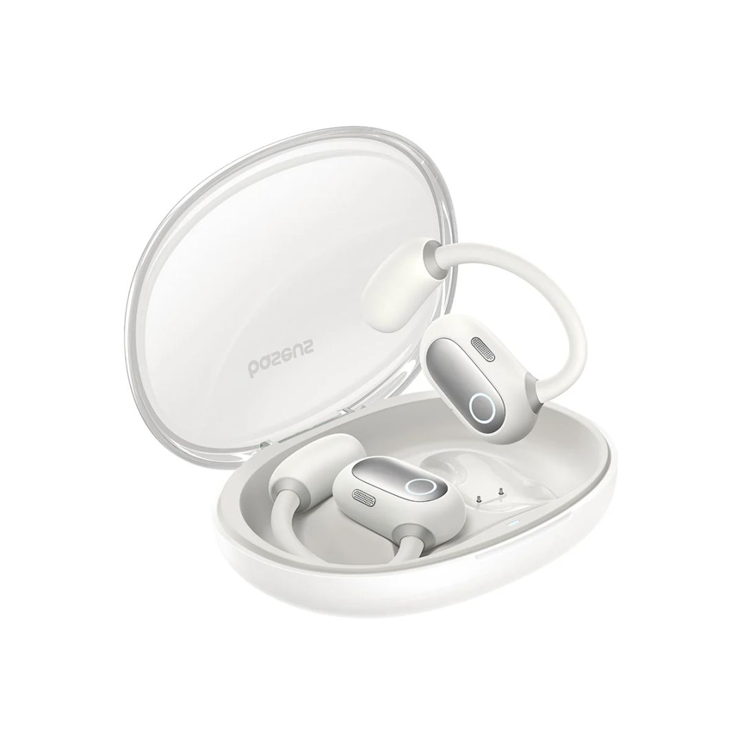 Baseus Eli Sport 1 Open-Ear Bluetooth Headset White Baseus Eli Sport 1 Open-Ear Bluetooth Headset White