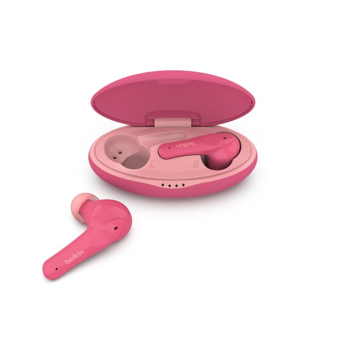 Belkin SoundForm Nano True Bluetooth HeadsetEarbuds for Kids Pink Belkin SoundForm Nano True Bluetooth HeadsetEarbuds for Kids Pink