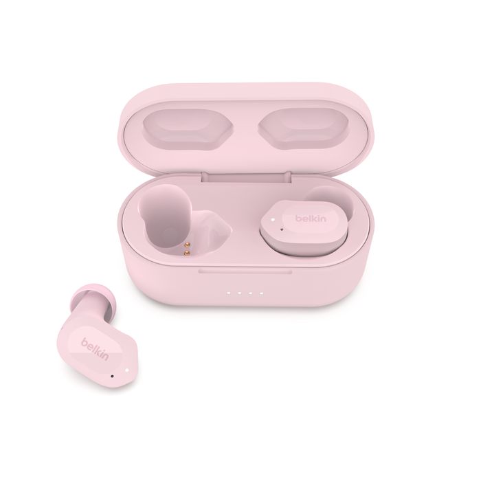 Belkin SoundForm Play True Bluetooth Headset Earbuds Pink Belkin SoundForm Play True Bluetooth Headset Earbuds Pink