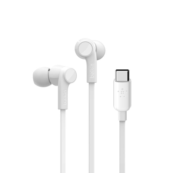 Belkin SoundForm USB-C Headset White Belkin SoundForm USB-C Headset White