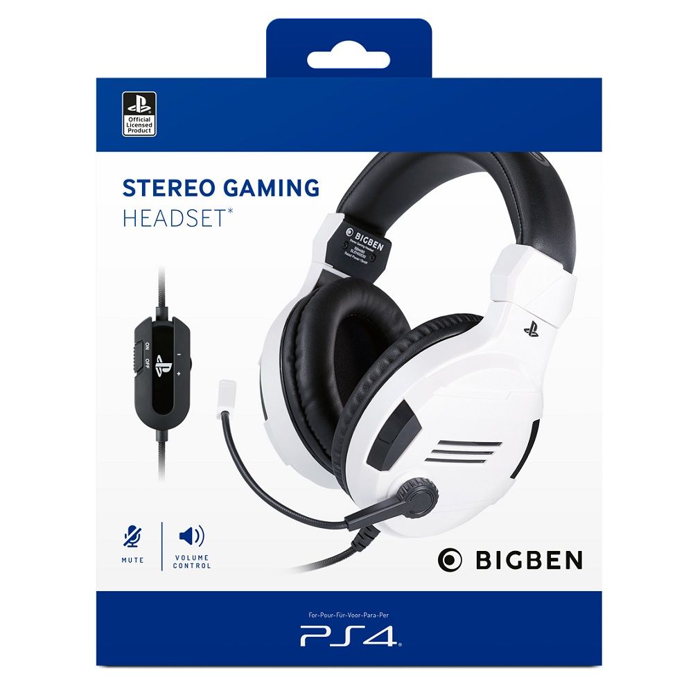 Bigben Interactive Stereo Gaming Headset V3 White (PS4) Bigben Interactive Stereo Gaming Headset V3 White (PS4)
