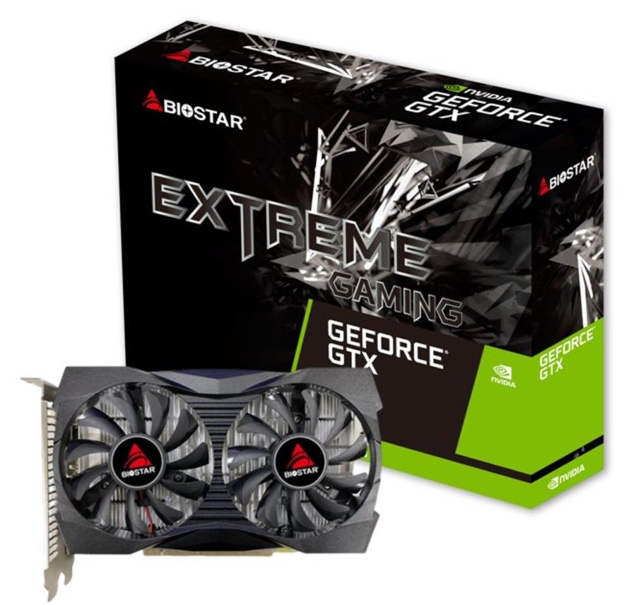 Videókártya Biostar GeForce GTX1050 4GB DDR5 Videókártya Biostar GeForce GTX1050 4GB DDR5