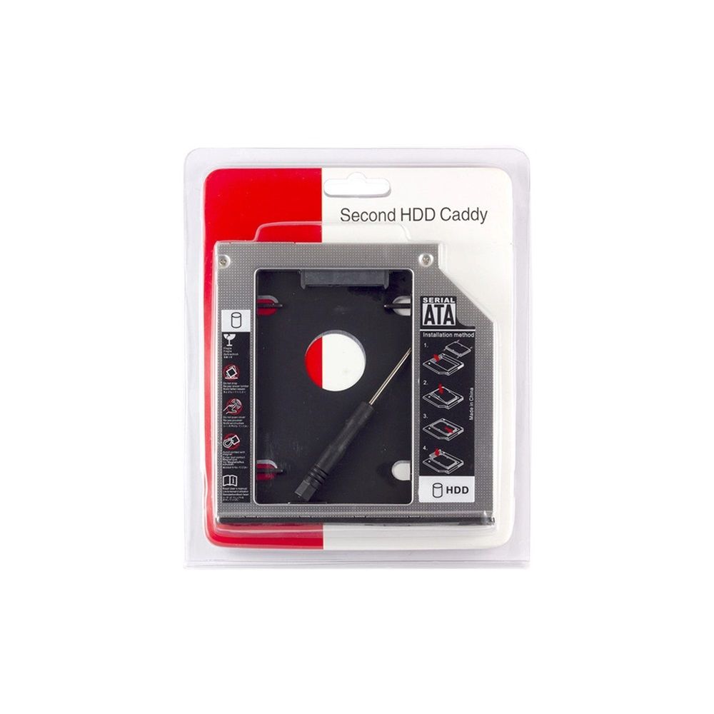 Mobilrack / Beépítő keret BlackBird BH1507 SATA HDD Beépítő keret 9.5mm-es Mobilrack / Beépítő keret BlackBird BH1507 SATA HDD Beépítő keret 9.5mm-es