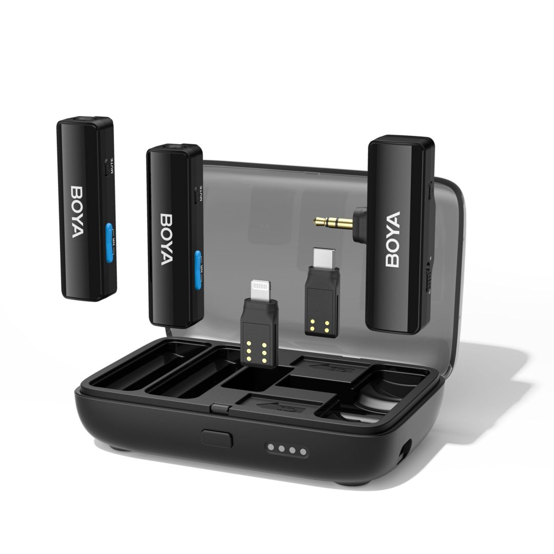 BOYA Boyalink 2TX + 3RX Wireless microphone Black BOYA Boyalink 2TX + 3RX Wireless microphone Black