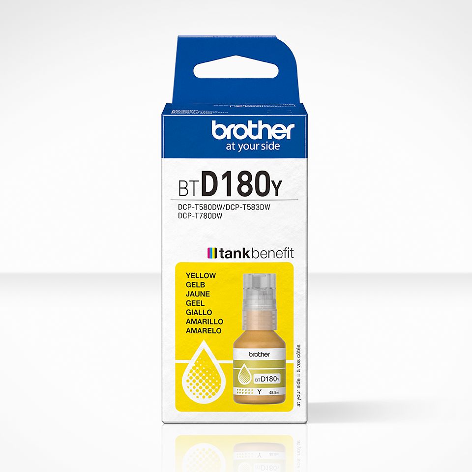 Brother BTD180Y Yellow tintapatron
