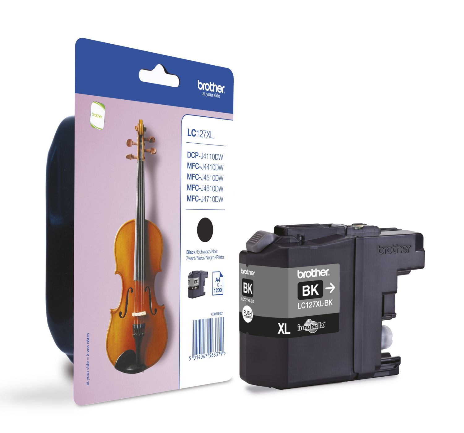 Brother LC-127XLBK Black tintapatron Brother LC-127XLBK Black tintapatron