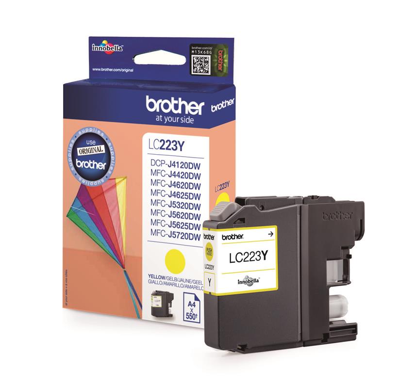 Brother LC-223Y Yellow tintapatron Brother LC-223Y Yellow tintapatron