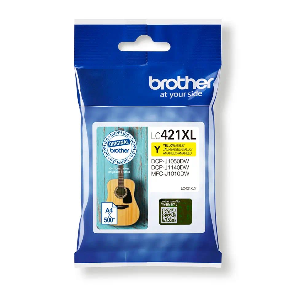 Brother LC-421XL Yellow tintapatron Brother LC-421XL Yellow tintapatron
