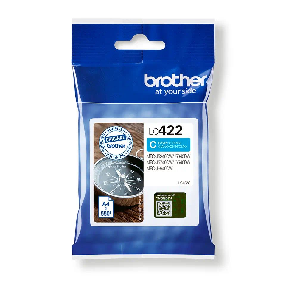 Brother LC-422C Cyan tintapatron Brother LC-422C Cyan tintapatron