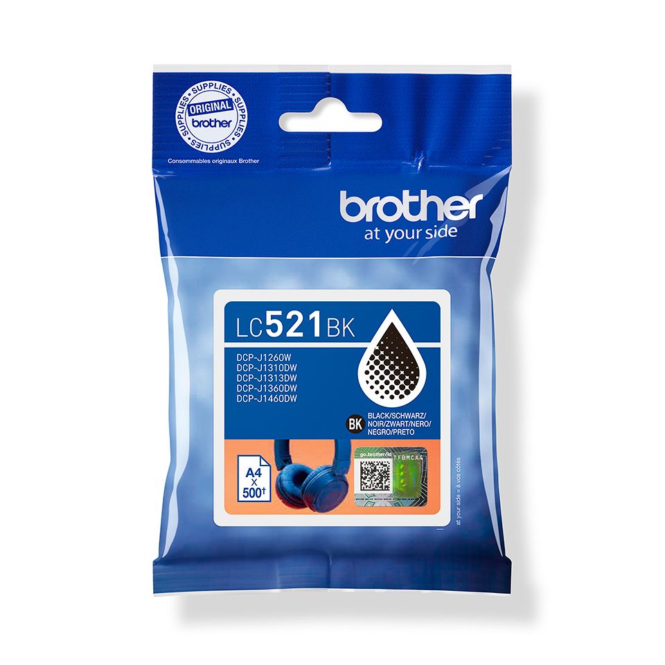 Brother LC-521BK Black tintapatron Brother LC-521BK Black tintapatron