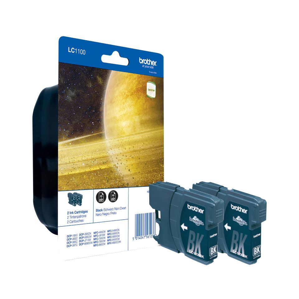 Brother LC1100BK2 Black tintapatroncsomag Brother LC1100BK2 Black tintapatroncsomag