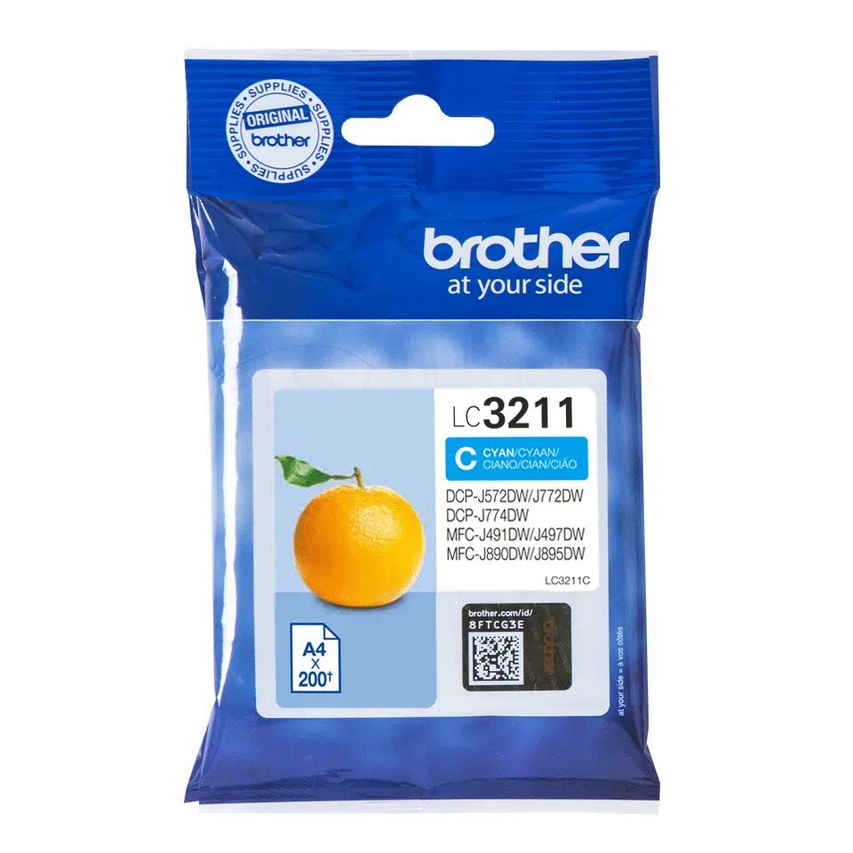 Brother LC3211C Cyan tintapatron Brother LC3211C Cyan tintapatron
