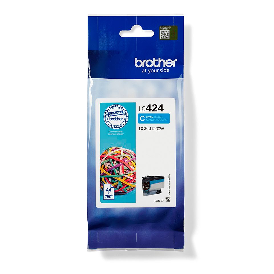 Brother LC424C Cyan tintapatron Brother LC424C Cyan tintapatron