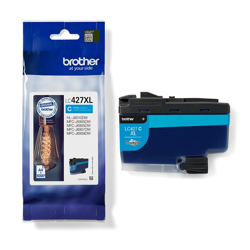 Brother LC427XLC Cyan tintapatron Brother LC427XLC Cyan tintapatron