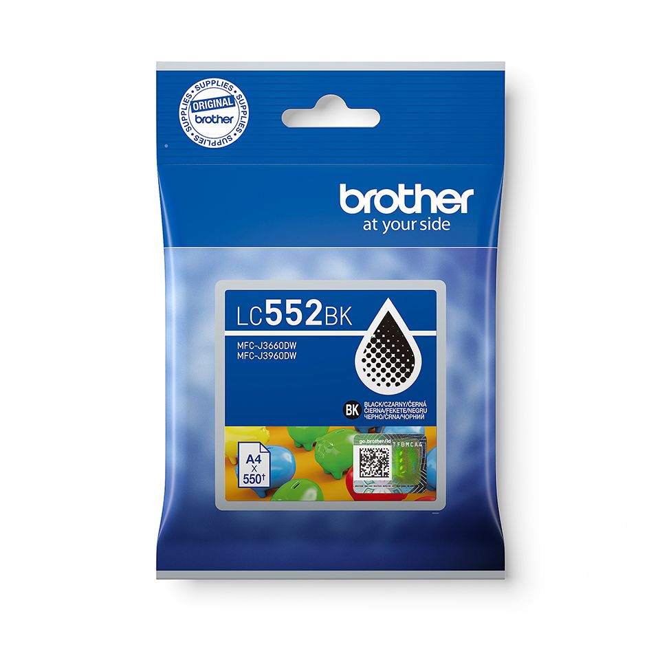 Brother LC552BK Black tintapatron Brother LC552BK Black tintapatron