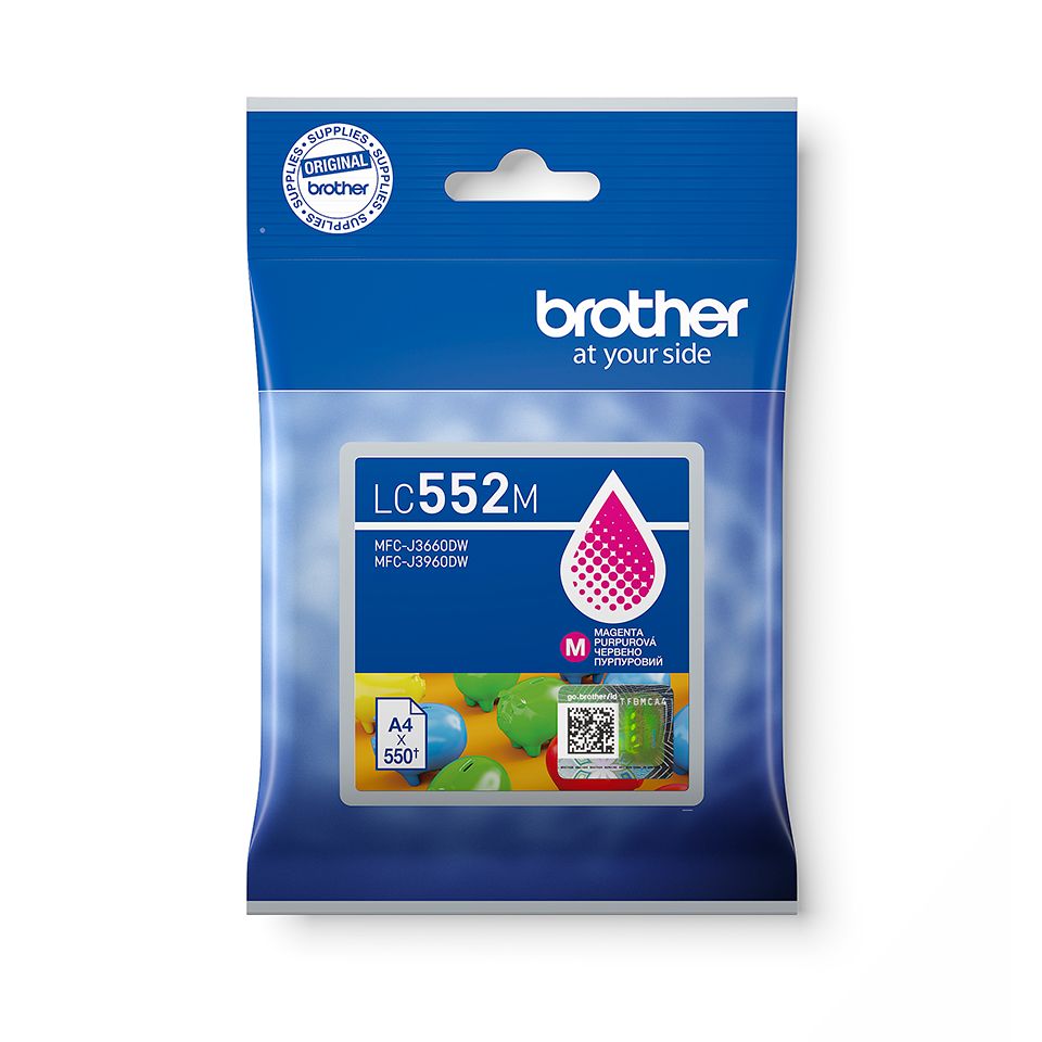 Brother LC552M Magenta tintapatron Brother LC552M Magenta tintapatron