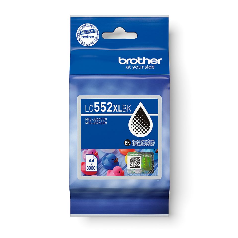 Brother LC552XLBK Black tintapatron Brother LC552XLBK Black tintapatron